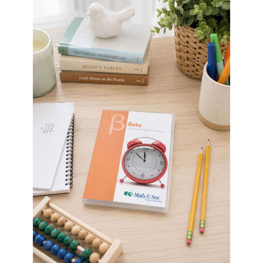 Math-U-See Beta DVD Lessons Multiple Digital Addition And Subtraction Curriculum